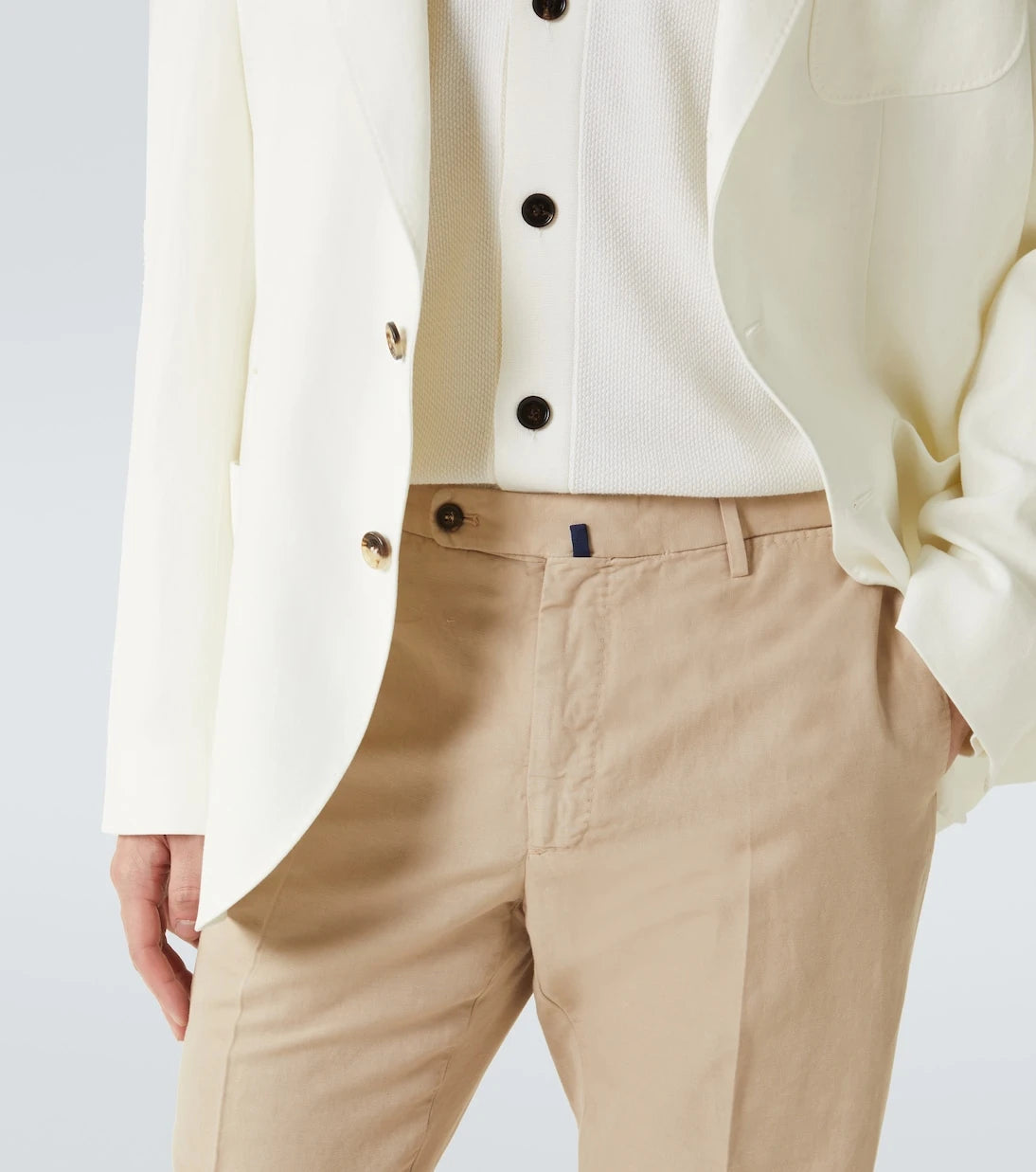Slowear - Linen and cotton straight pants
