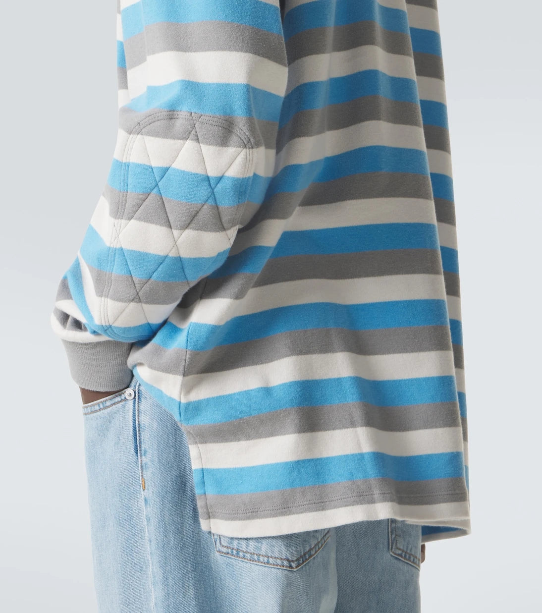 ERL - Striped cotton polo shirt