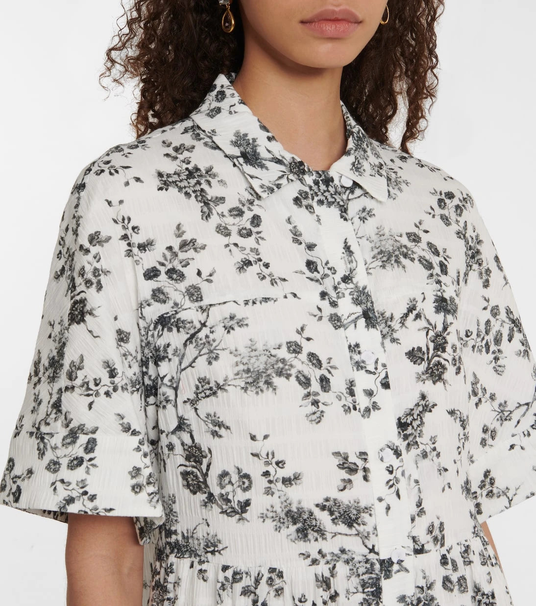 Erdem - Kate floral cotton maxi dress