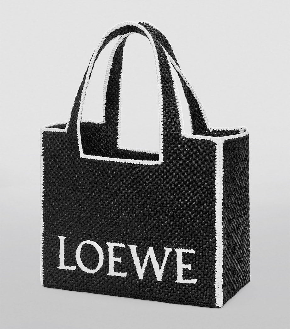 LOEWE Black x Paula's Ibiza Large Font Tote Bag