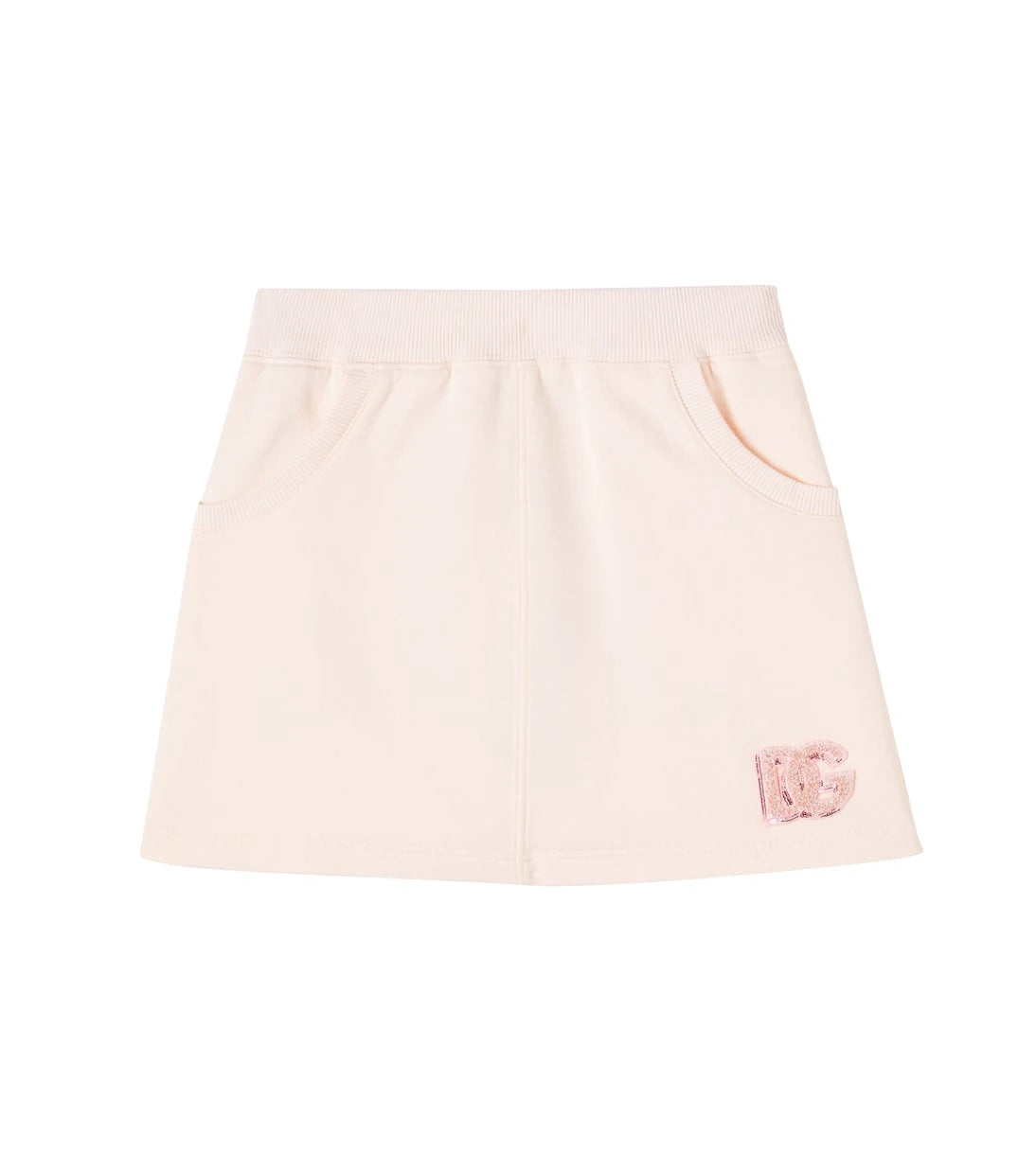 Dolce&Gabbana Kids - تنورة قطنية بترتر DG