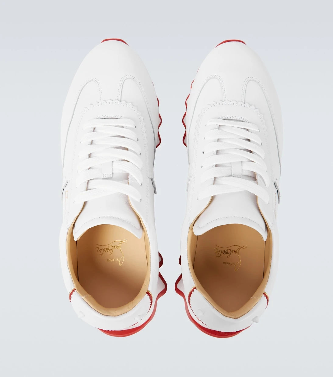 Christian Louboutin - Loubishark leather sneakers