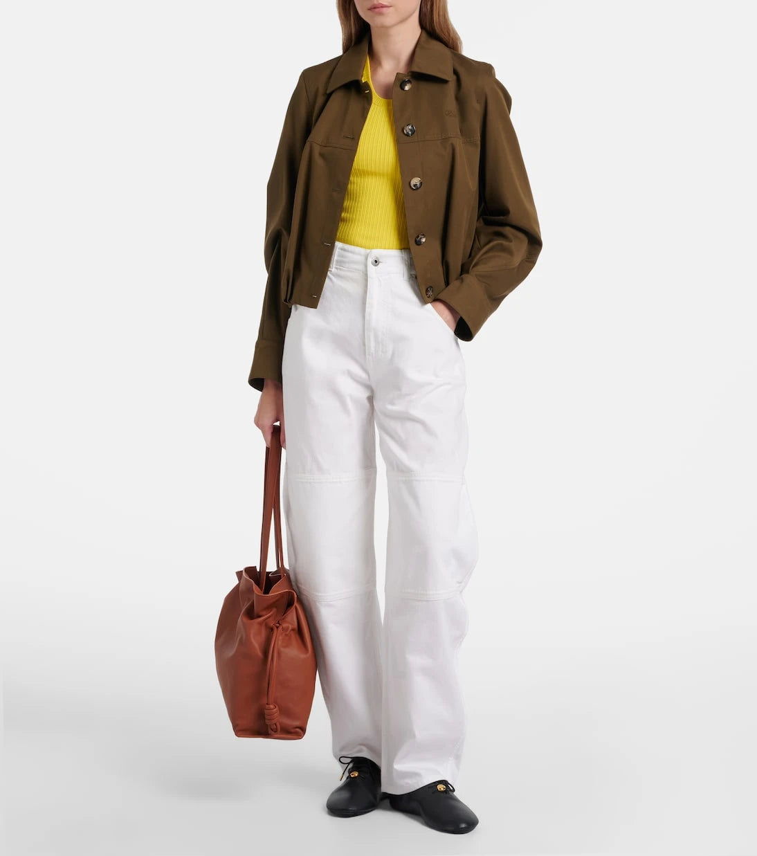 Loewe - Flamenco Large leather clutch