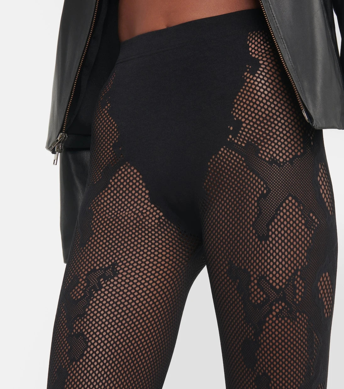 Dion Lee - Cobra fishnet leggings