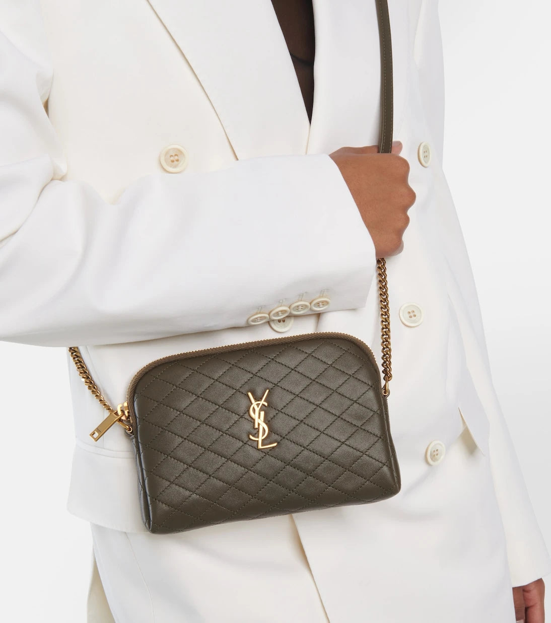 Saint Laurent - Gaby quilted leather shoulder bag
