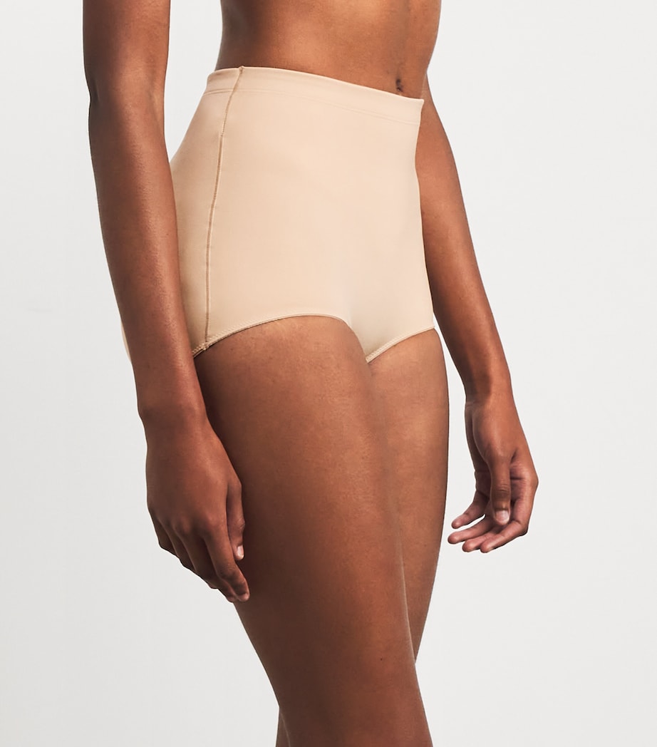 Beige Butt Enhancing Padded Briefs