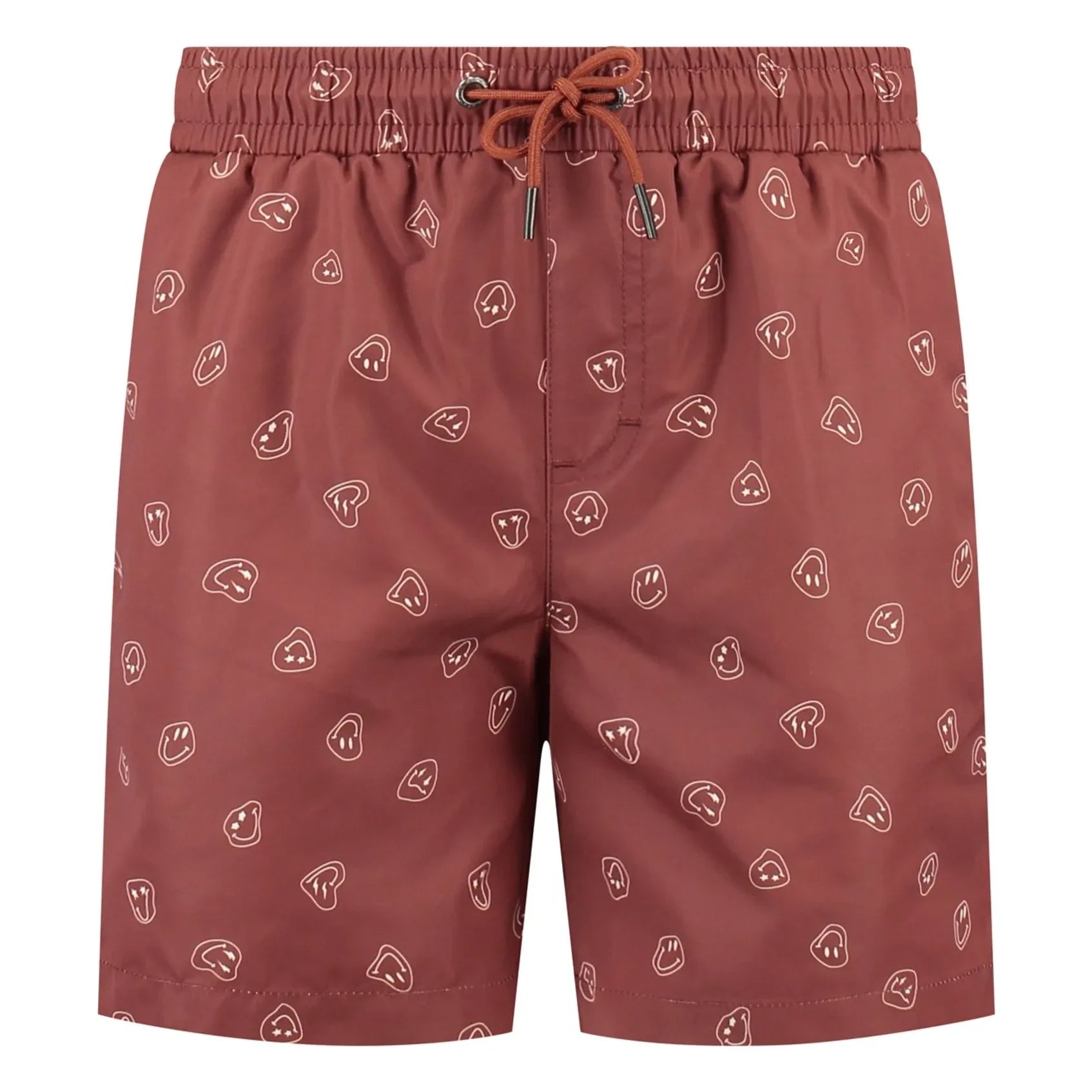 Beachlife - Smiley Swim Shorts | Burgundy