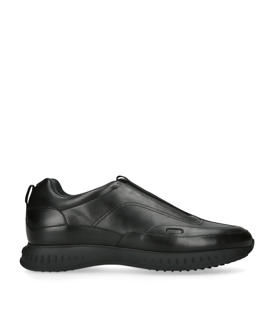 John Lobb Leather Stream Laced Sneakers