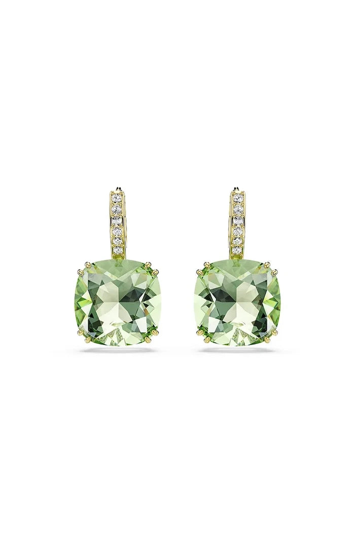 Swarovski kadın altın kaplama Swarovski kristalli MILLENIA küpeler