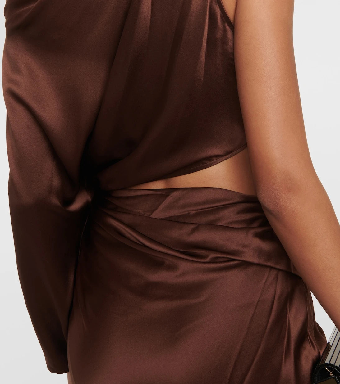 The Sei - Draped one-shoulder silk gown