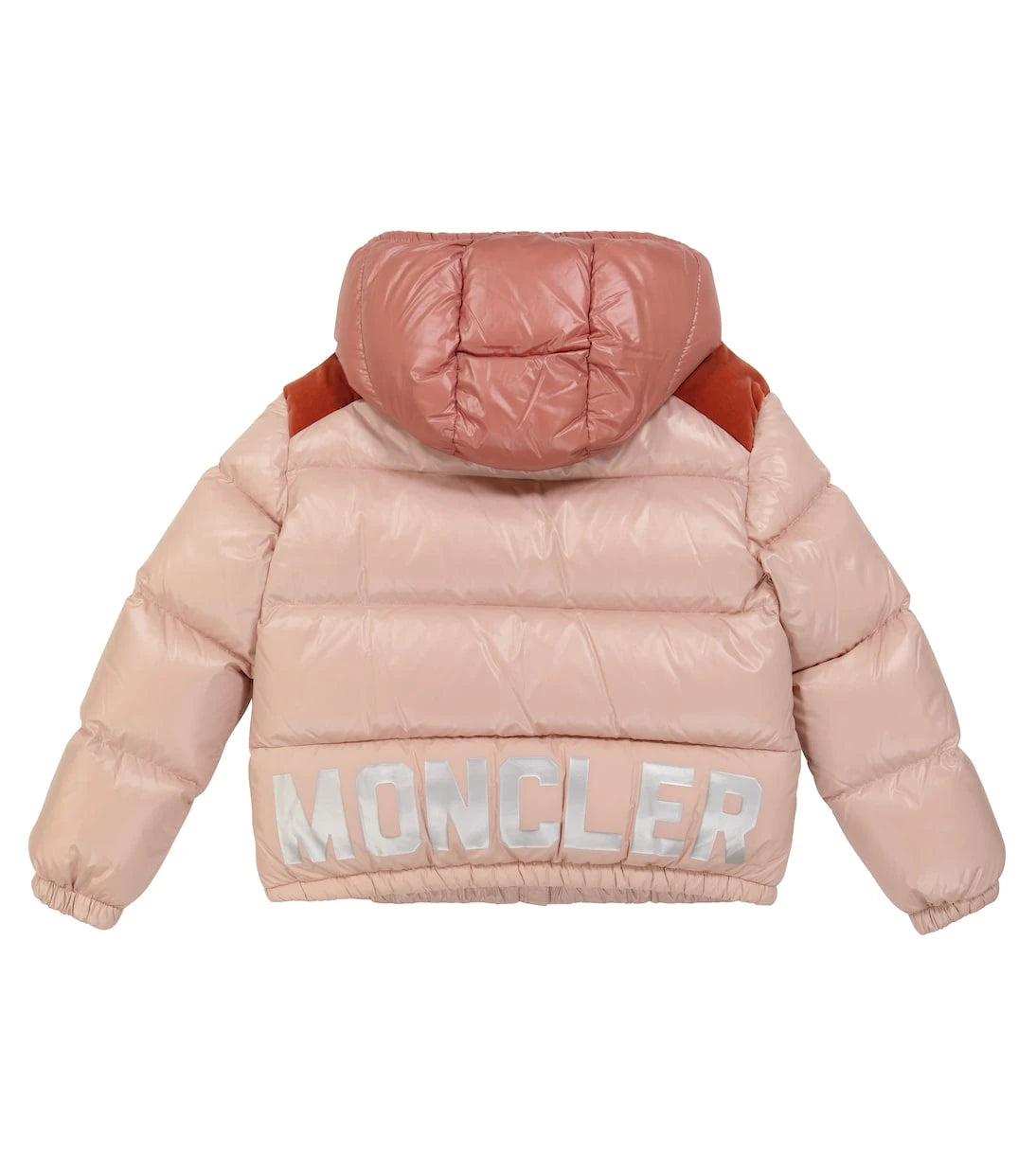 Moncler Enfant - Chouelle velvet-trimmed down jacket