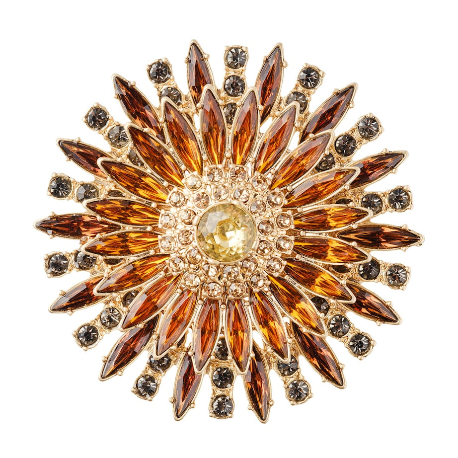 Joanna Buchanan Set of 4 Crystal Flower Napkin Rings