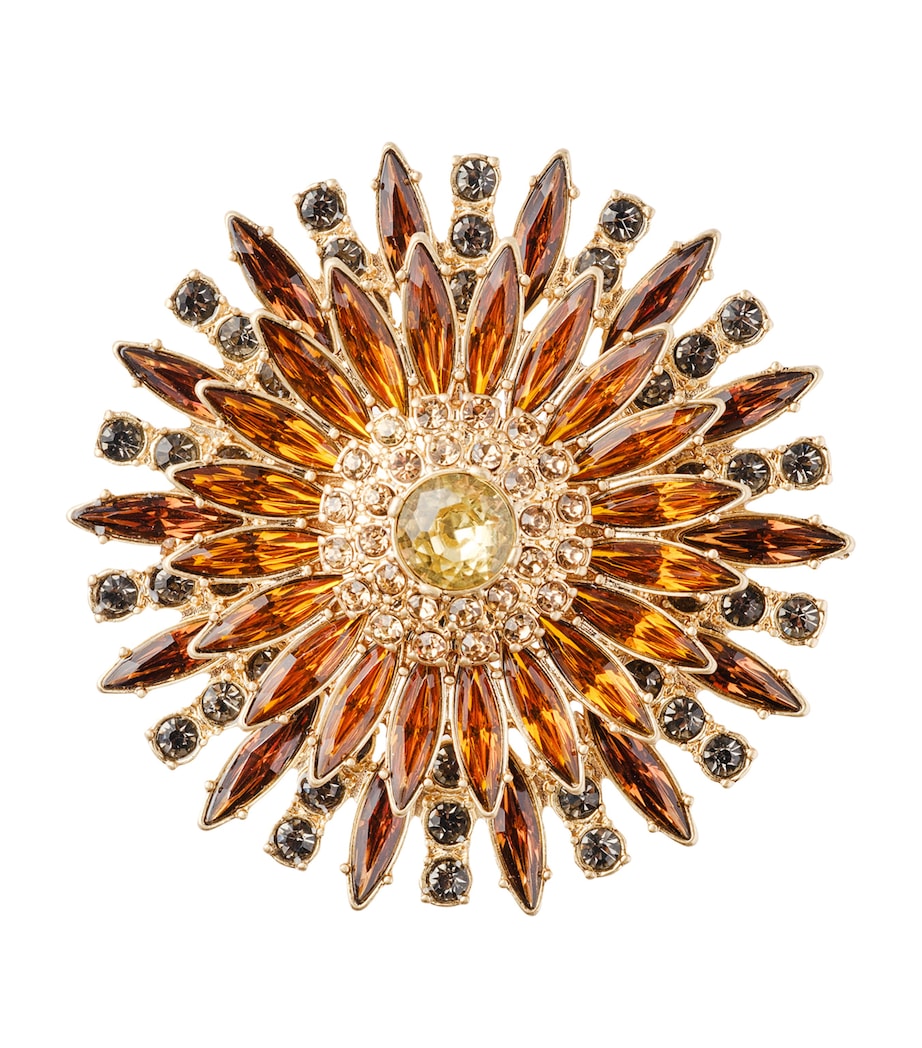 Joanna Buchanan Set of 4 Crystal Flower Napkin Rings