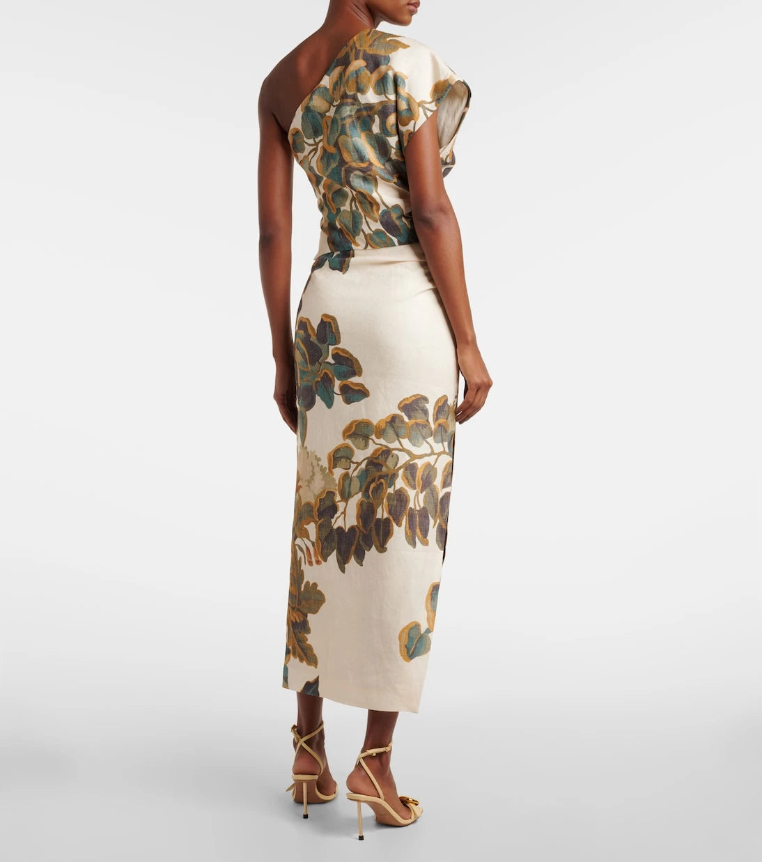 SIR - Belletto Asymmetric linen crop top
