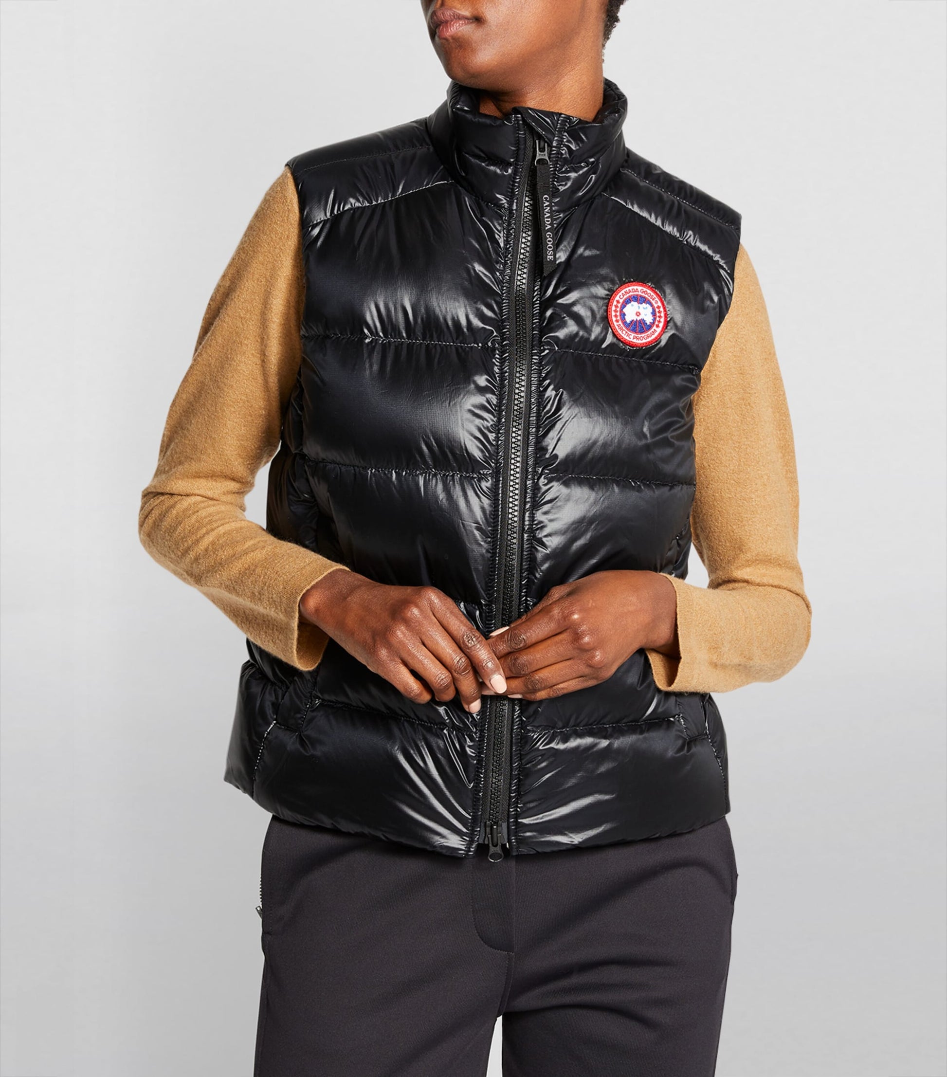 Canada Goose Black Down-Filled Padded Cypress Gilet