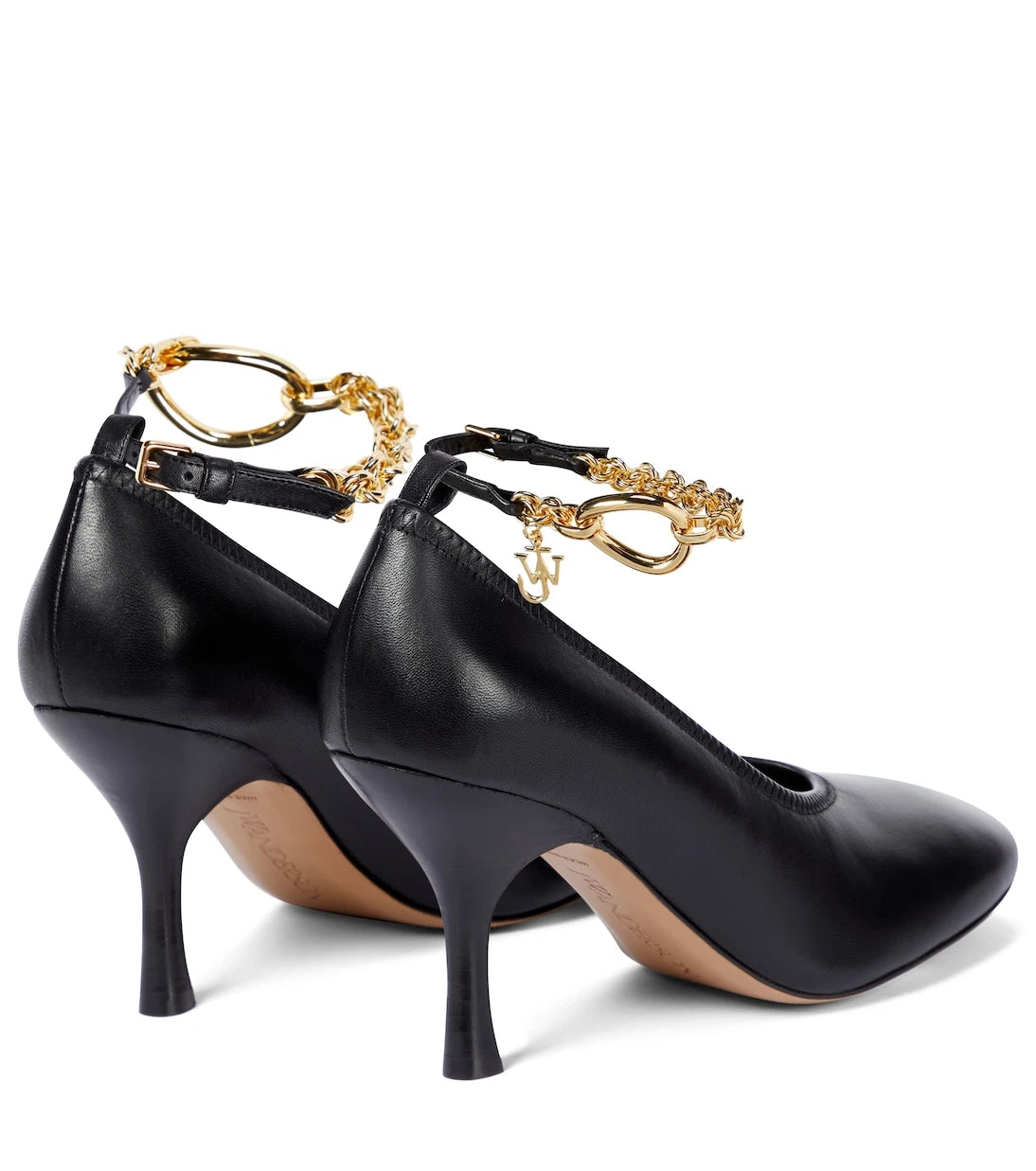 JW Anderson - Embellished leather pumps