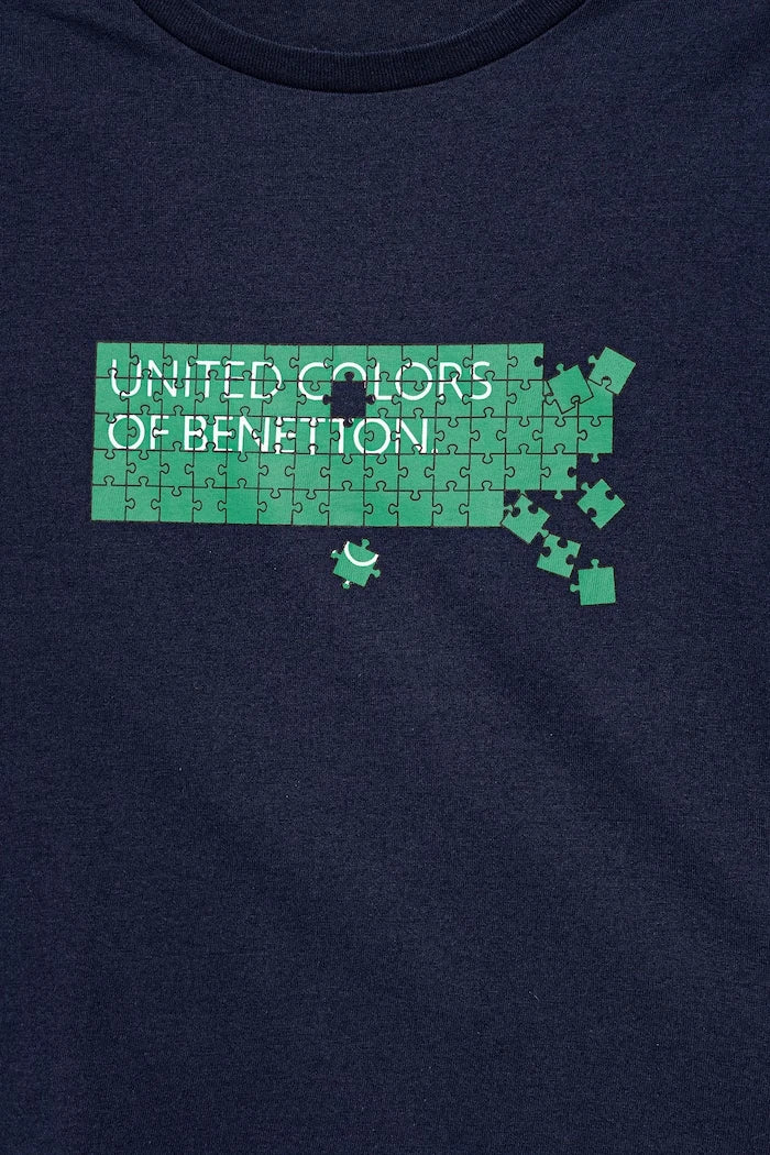 United Colors of Benetton çocuk pamuklu tişört