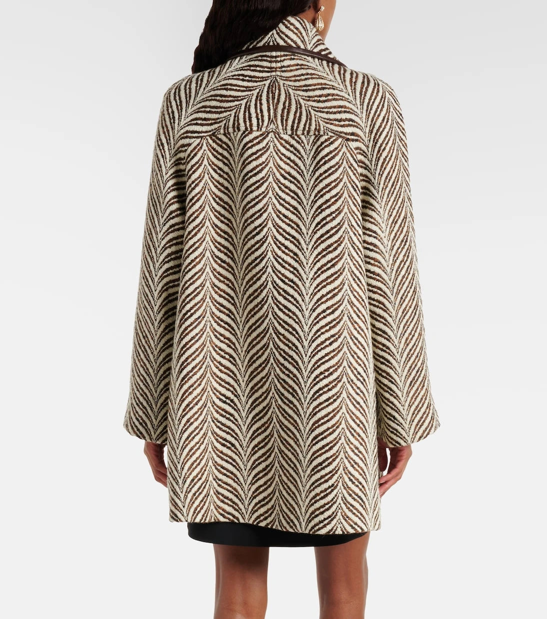 Valentino - VGold wool and cashmere coat