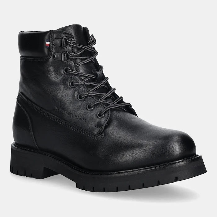 Tommy Hilfiger FLEX TH OUTDOOR RS LTH BOOT Deri Trekking Botları