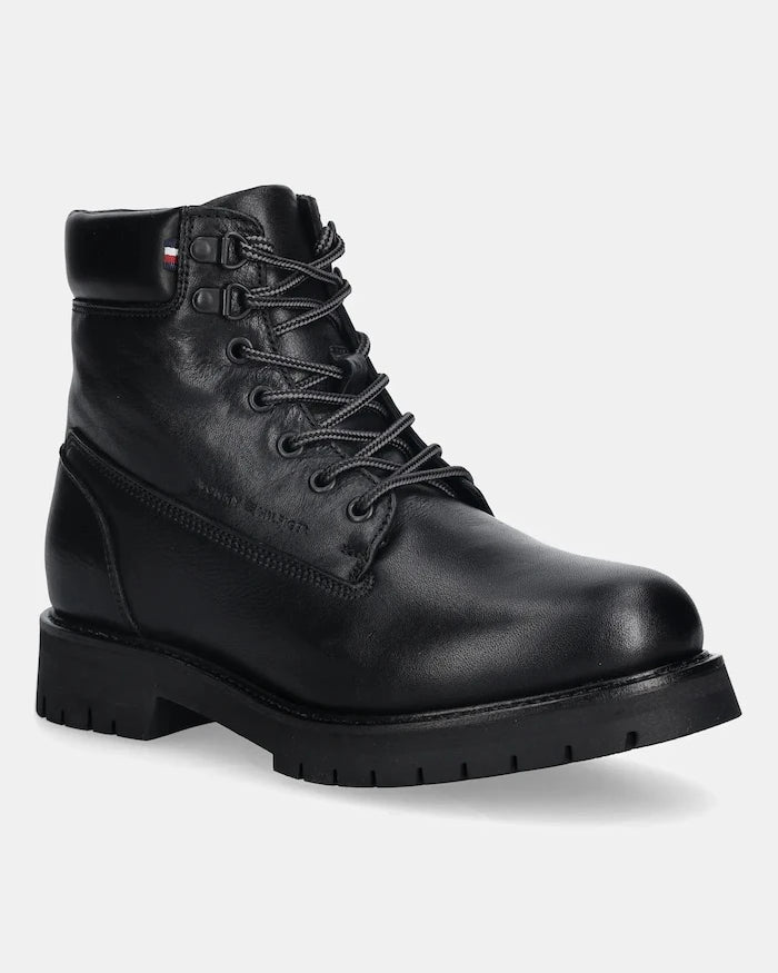 Tommy Hilfiger FLEX TH OUTDOOR RS LTH BOOT Deri Trekking Botları