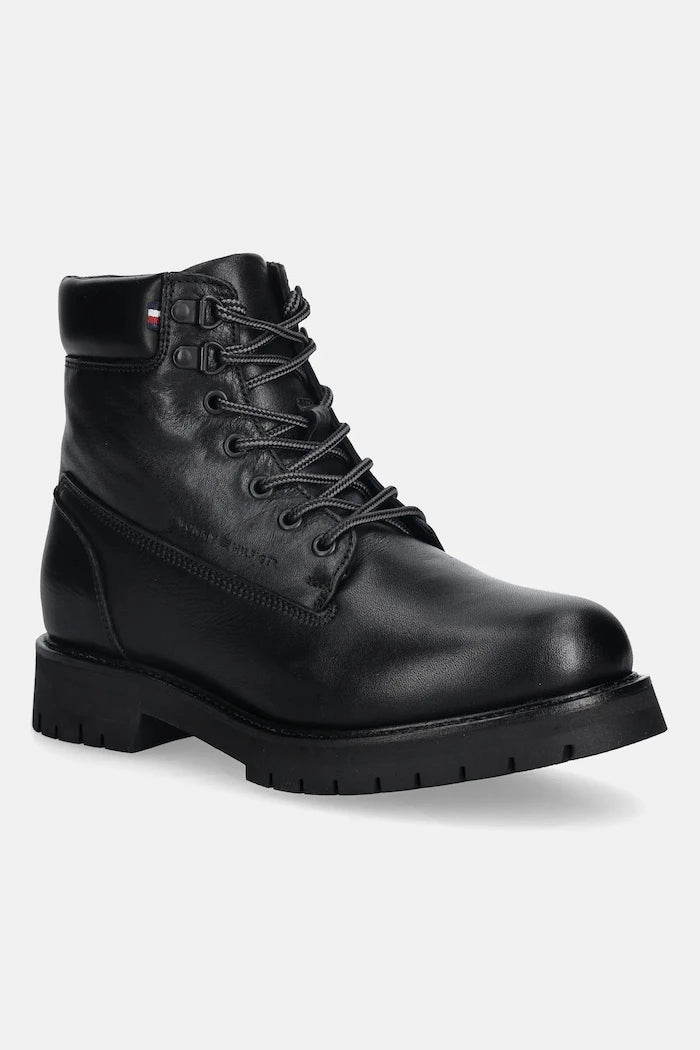 Tommy Hilfiger FLEX TH OUTDOOR RS LTH BOOT Deri Trekking Botları