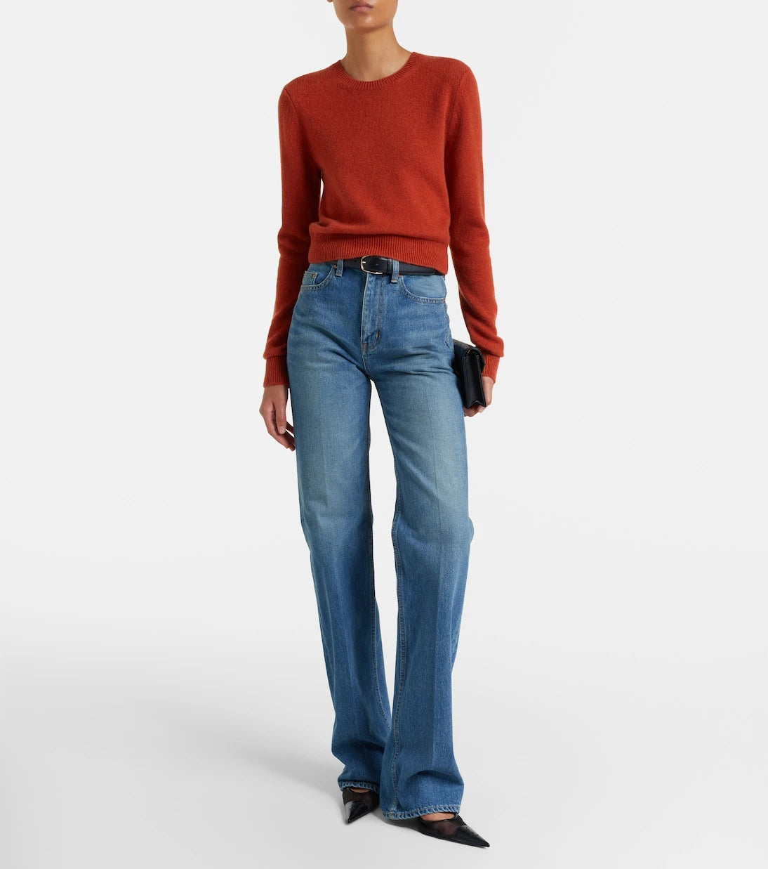 Saint Laurent - Cropped cashmere sweater
