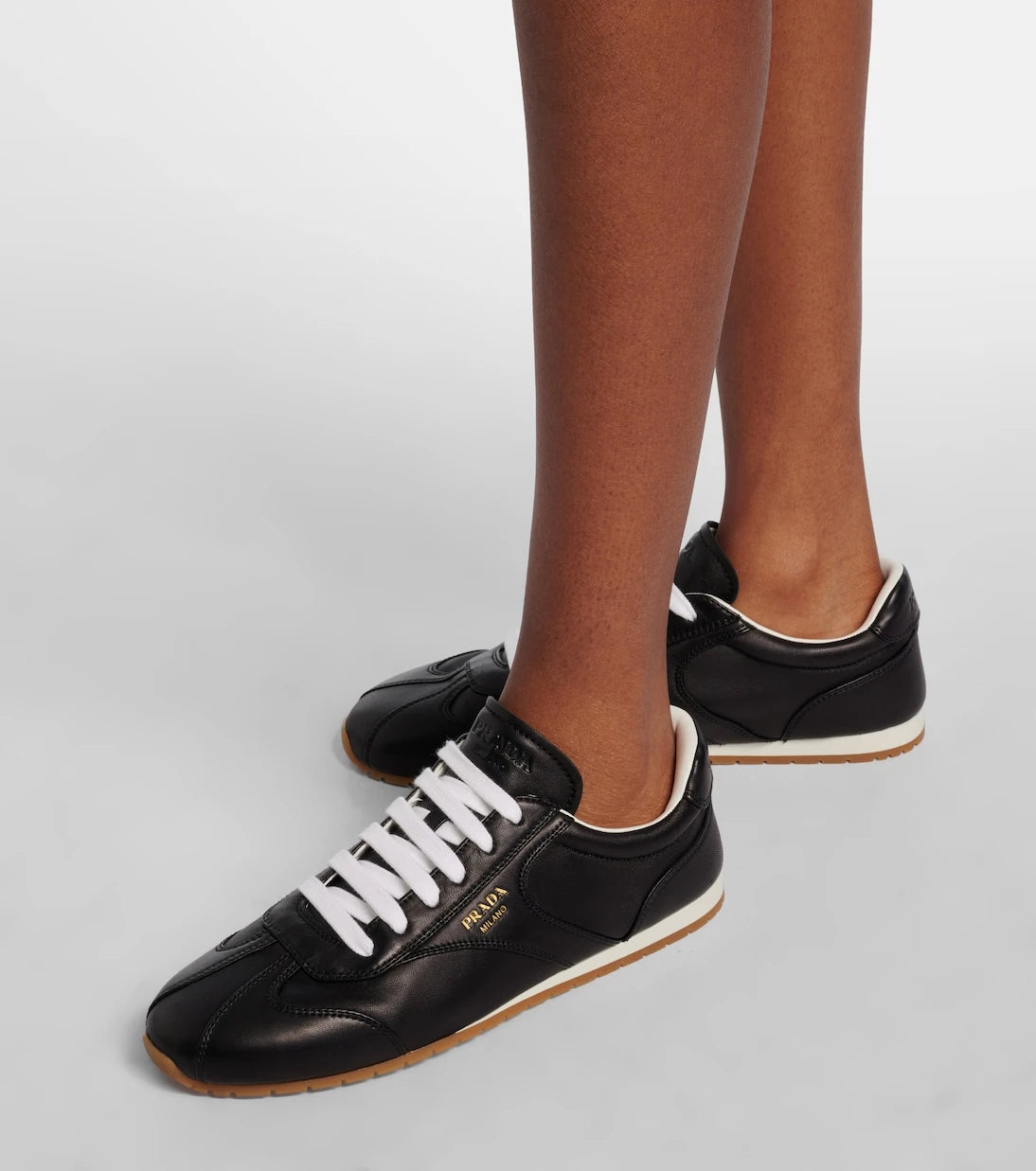 Prada - Leather sneakers