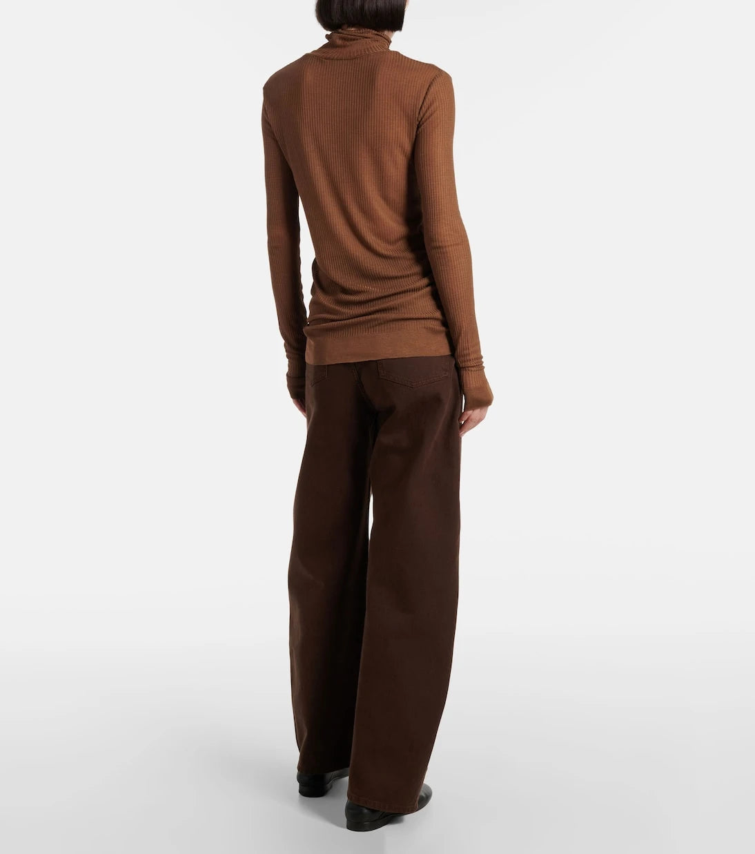 Lemaire - Ribbed-knit turtleneck top
