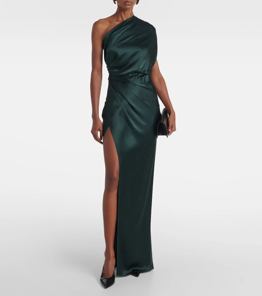 The Sei - Draped silk satin gown