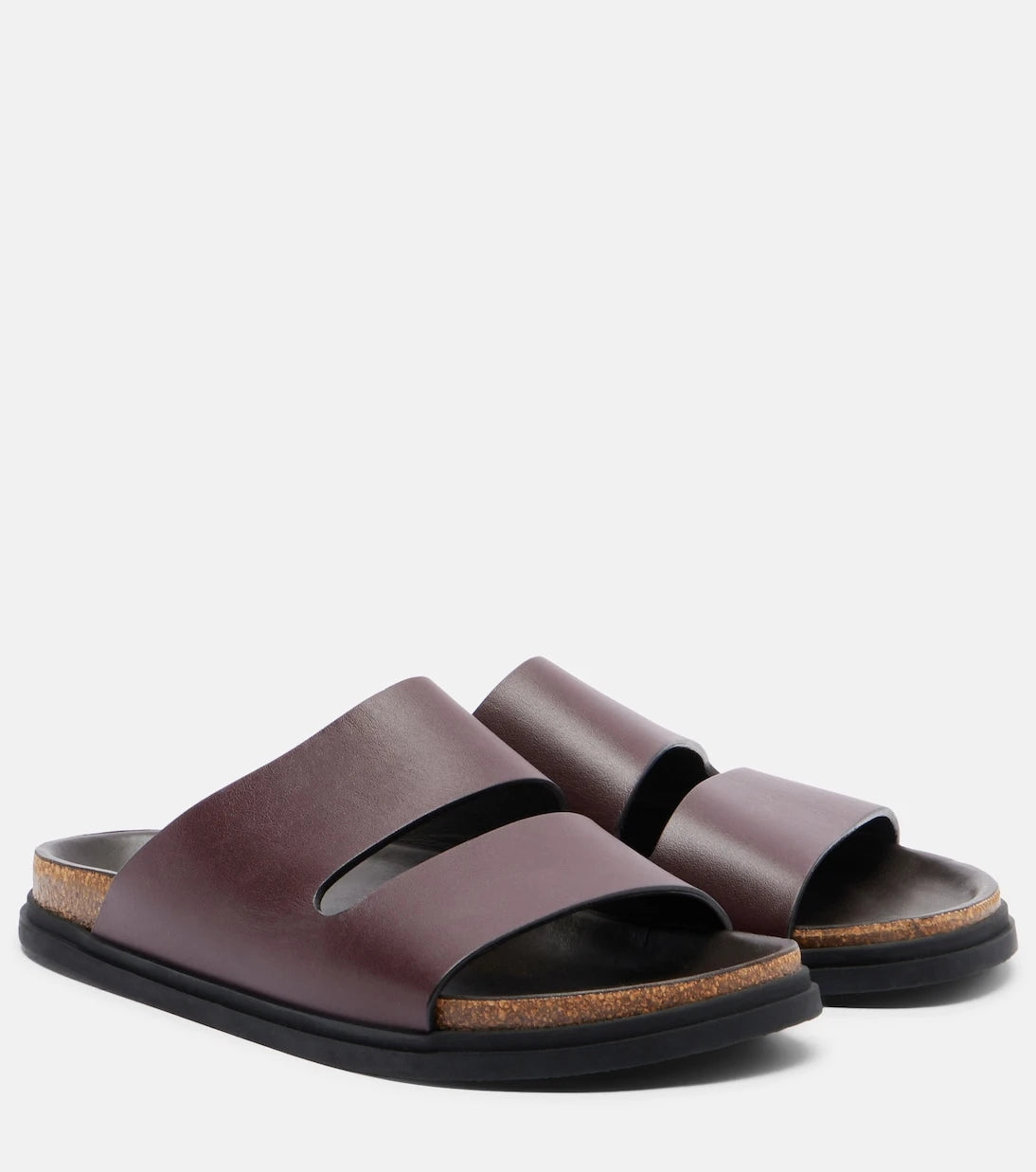 The Row - Band leather slides
