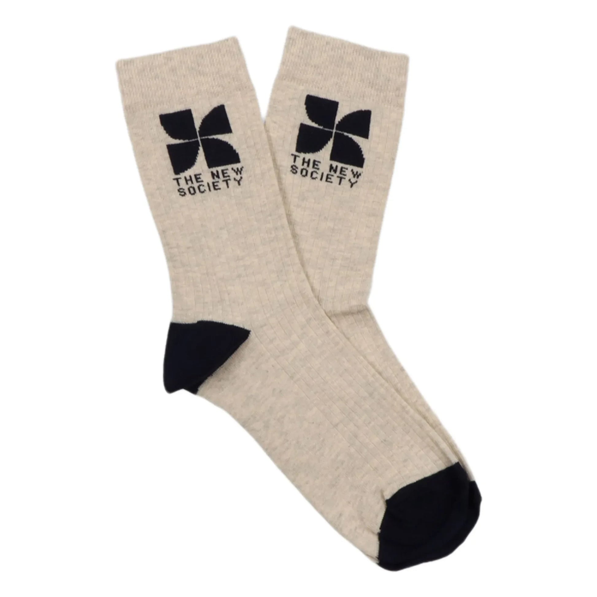 the new society - Logo socks | Off white