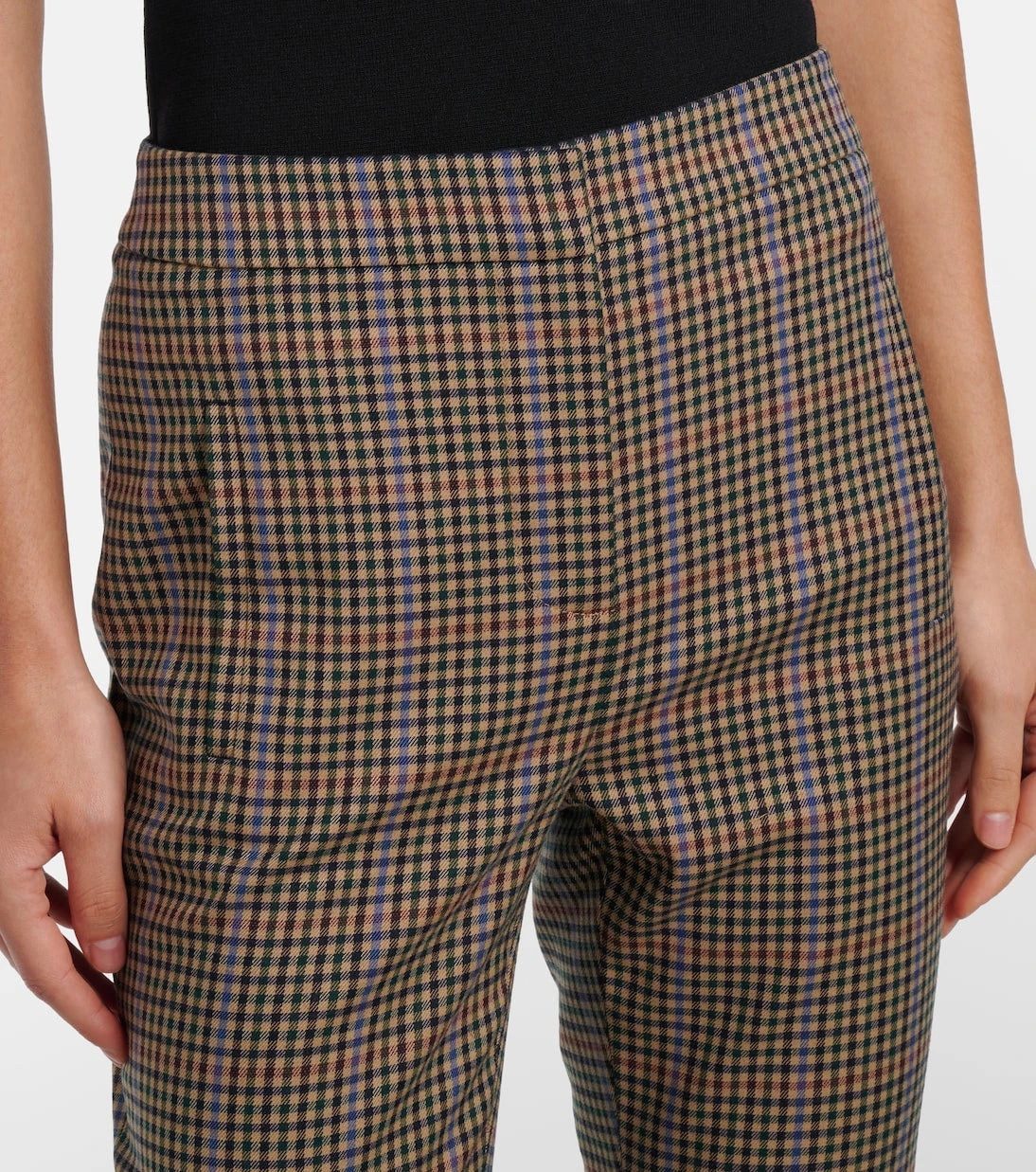Veronica Beard - Arte checked slim pants