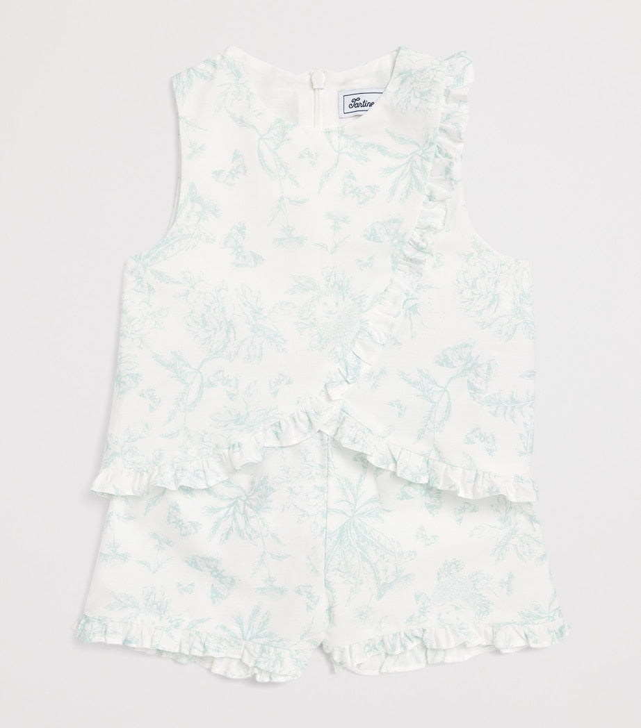 Toile Print Top and Shorts Set (3 Months – 4 Years)