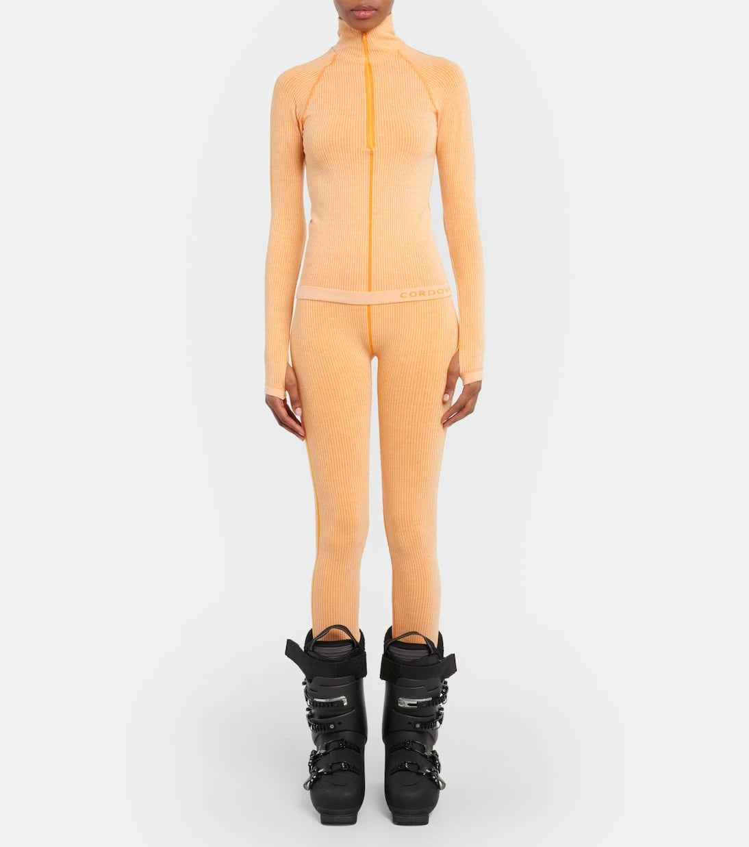 Cordova - Sierra ribbed-knit high-rise leggings