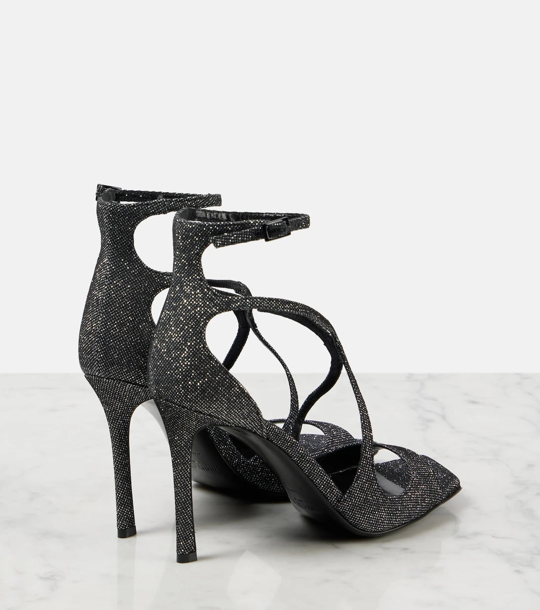 Jimmy Choo - Azia 95 glitter sandals