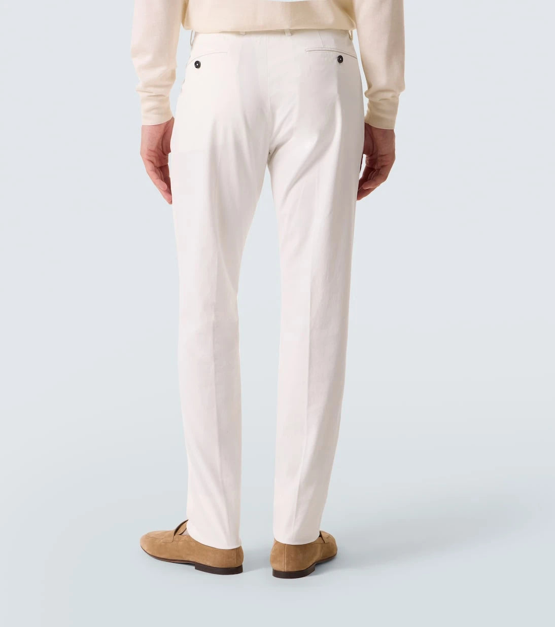 Zegna - Cotton-blend slim pants