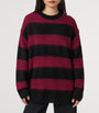 AllSaints Black Onyx Stripe Sweater