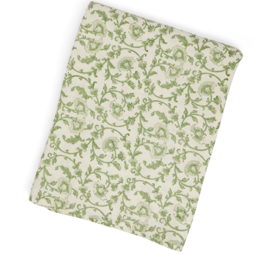 Maison Margaux Green Vine Tablecloth (150cm x 300cm)