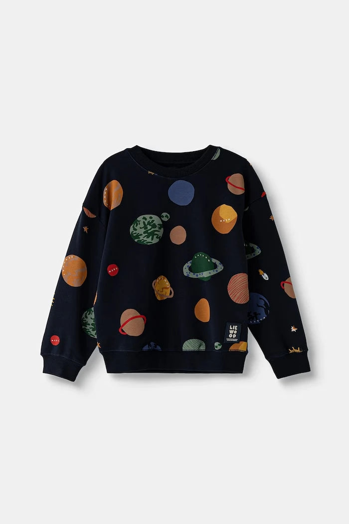 Liewood суичър за деца от памук Ridley Printed Sweatshirt