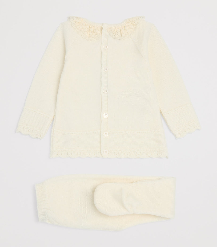 Paz Rodriguez Merino Wool Sweater and Leggings Set (9 Months)