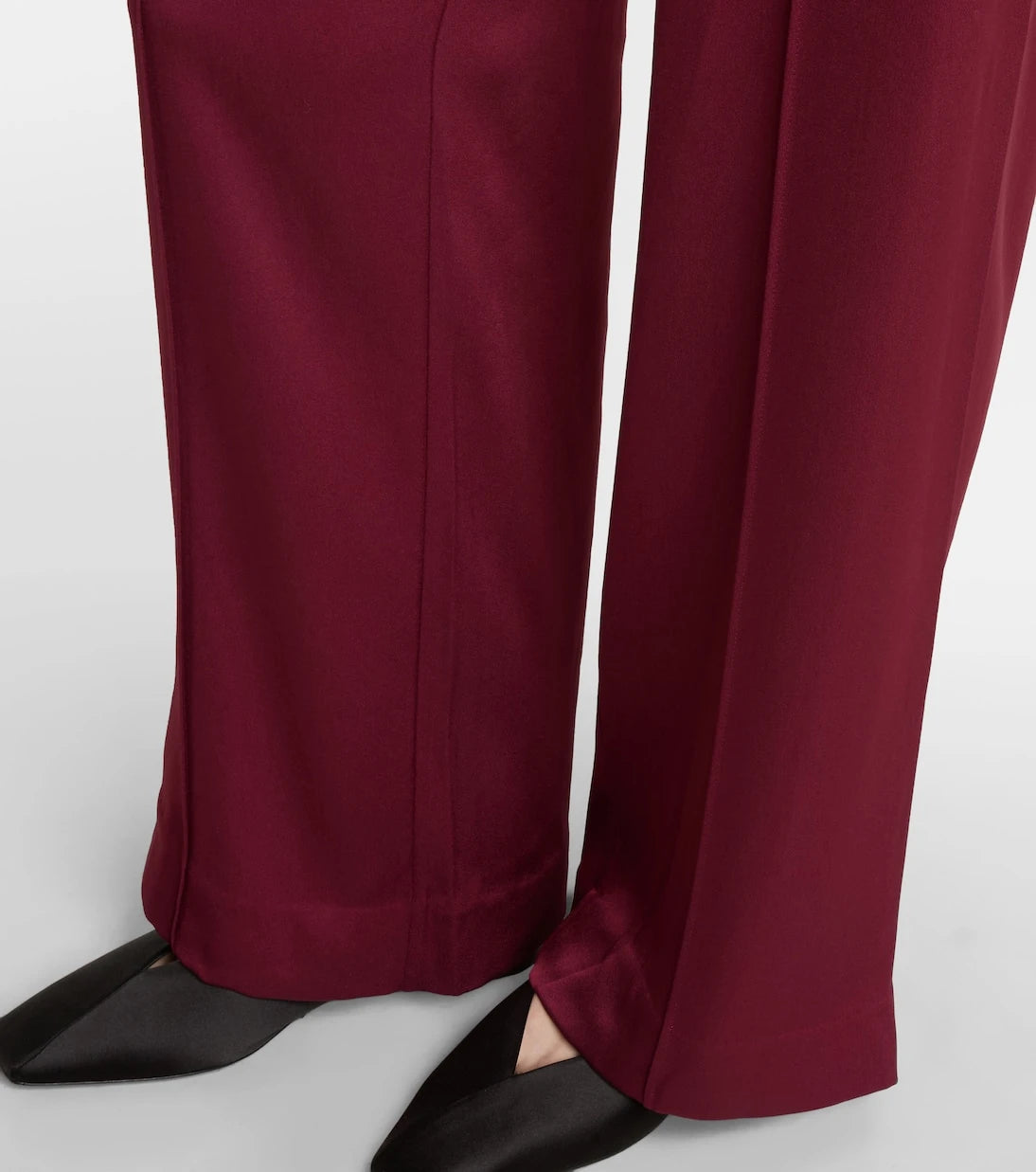 Simkhai - Kyra high-rise satin wide-leg pants