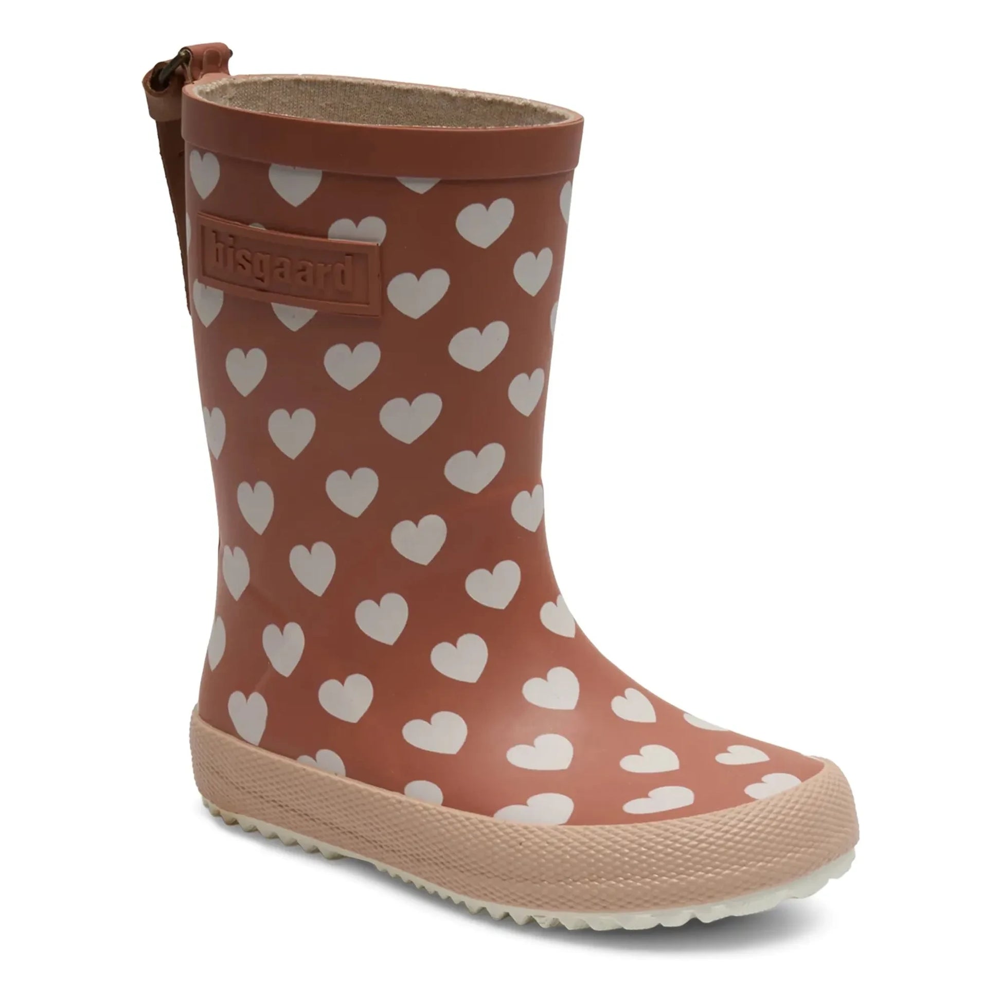 bisgaard - Fashion Rain Boots Hearts | Dusty Pink