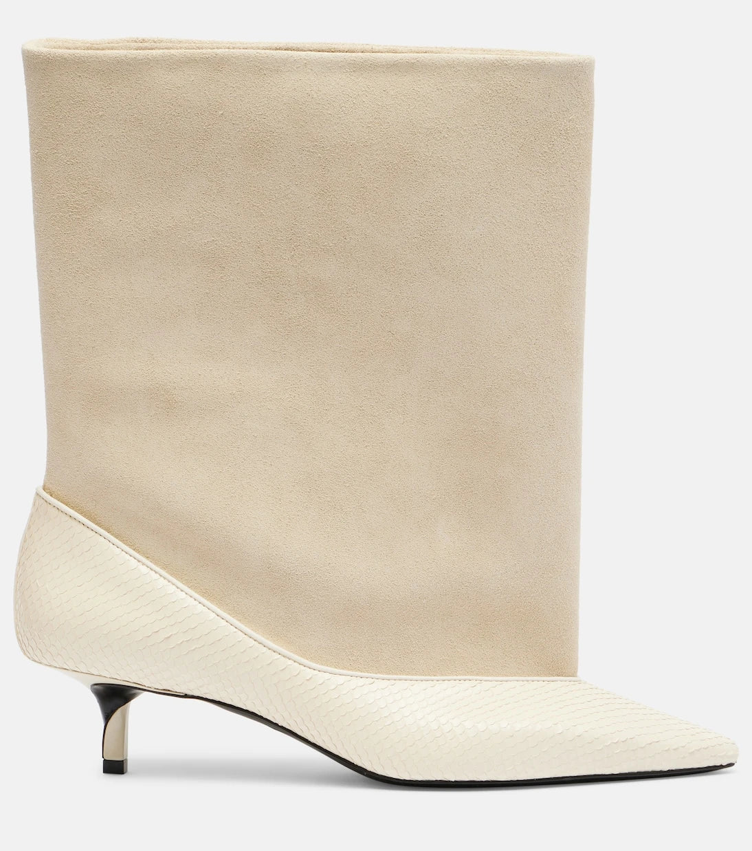 Jacquemus - Tourni leather and suede ankle boots