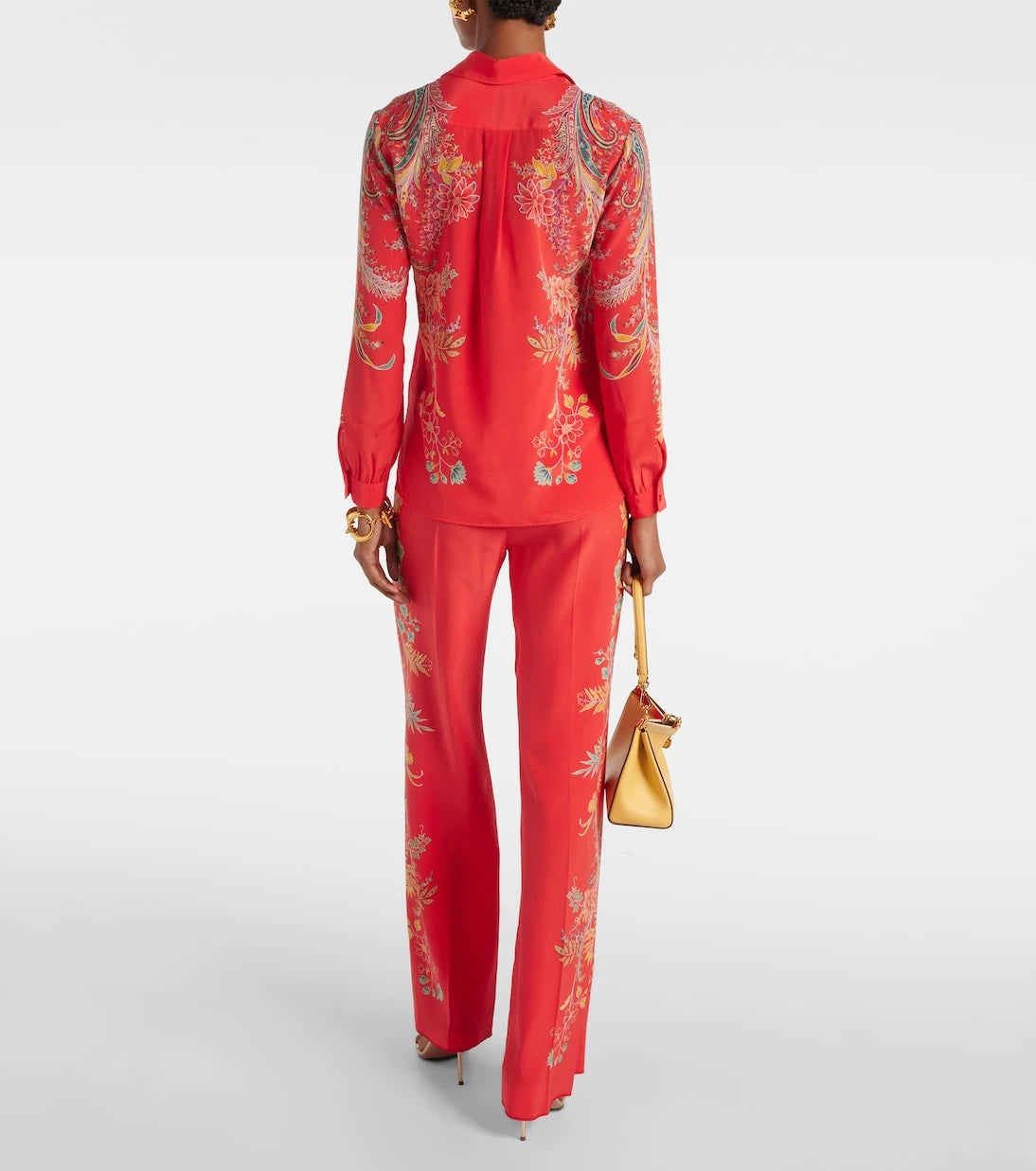 Etro - Floral silk crêpe de chine shirt