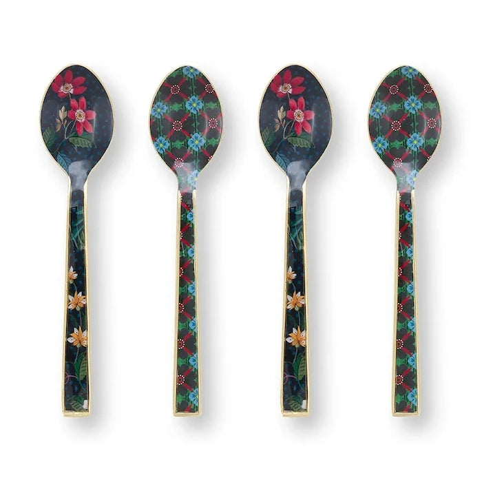 Комплект лъжици Pip Studio Enamelled Berry Blues (4 броя)