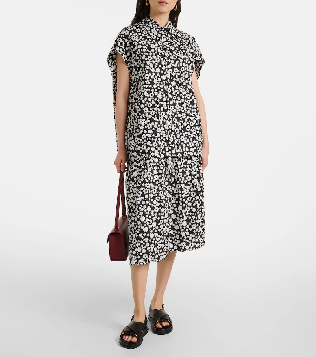 Marni - Printed cotton poplin shirt