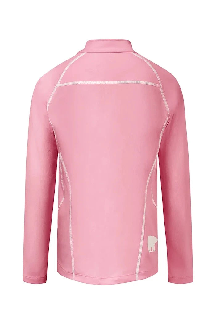 Çocuklar için fonksiyonel uzun kollu üst Perfect Moment thermal half zip