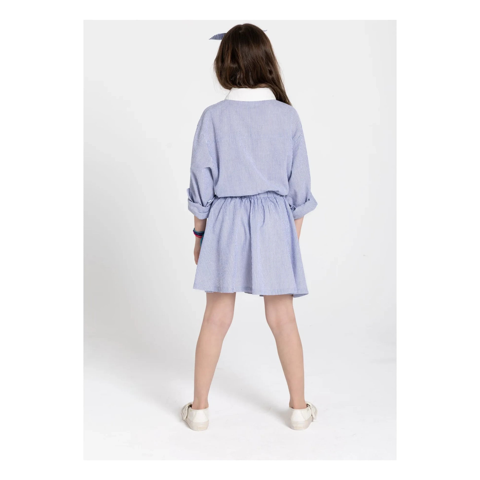 Smallable Kid - Melody Striped Skirt | Royal blue
