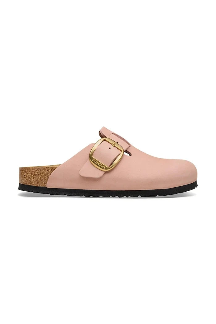 Birkenstock Kadın Nubuk Boston Big Buckle Terlik