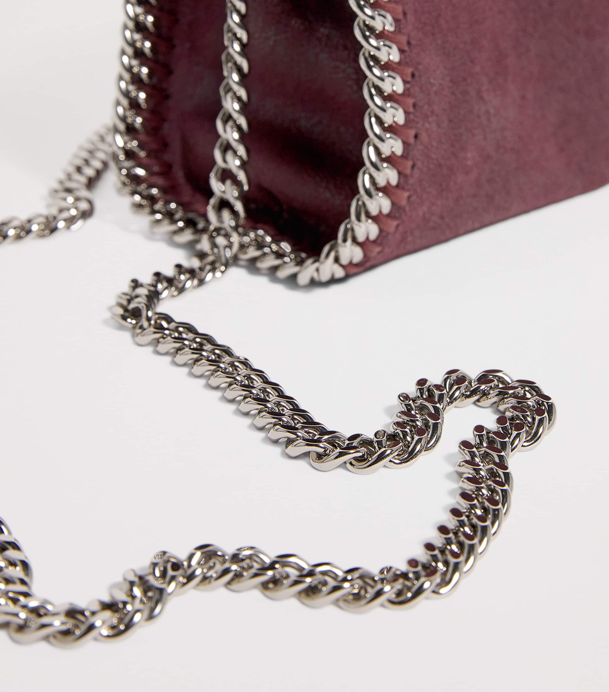 Stella McCartney Burgundy Tiny Falabella Tote Bag
